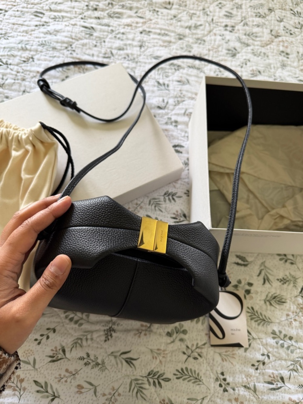 Polene Black Beri Bag Crossbody - Picture 2 of 12